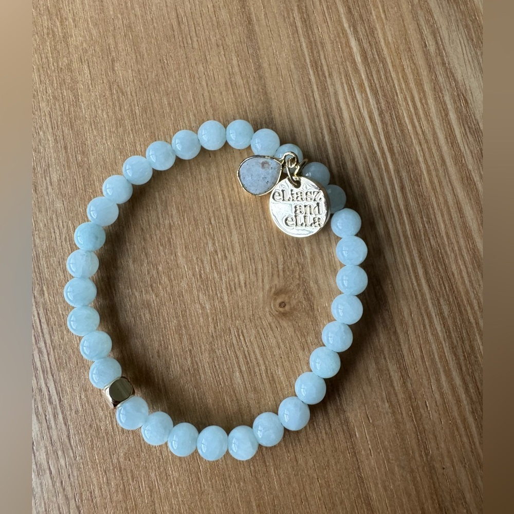 eLiasZ and eLLa Mint Stone Bracelet
